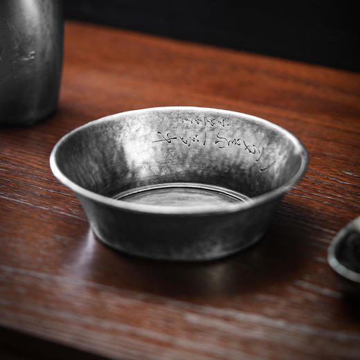 斑锡龙纯锡一梦壶承壶托干泡盘壶垫温壶功夫茶具承托茶道零配 商品图1