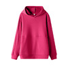 爱帝女士厚款考拉绒连帽休闲卫衣套头纯色上衣 商品缩略图8