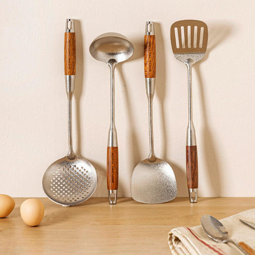 摩登主妇纯钛锅铲不粘锅专用煎铲大汤勺家用厨具套装炒菜勺子铲子 商品图0