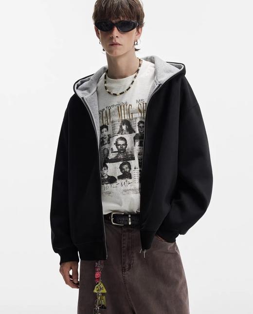 大鹅同款  高克重连帽卫衣外套   男女同款 商品图5