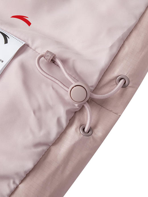 安踏【关晓彤同款】多彩羽绒服丨防泼水保暖外套女面包棉服162548903N 【关晓彤同款】矿质粉-5 商品图9