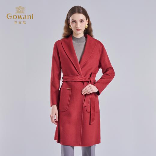 【羊绒】乔万尼羊毛大衣新款秋冬高级感羊绒毛呢外套ET4A836 商品图1