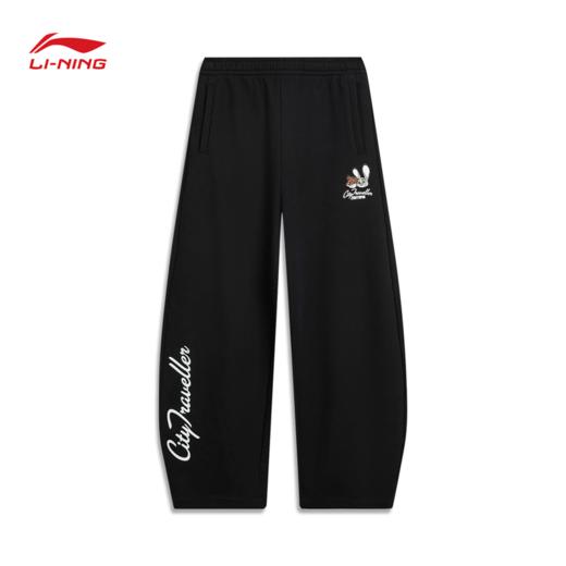 李宁迪士尼疯狂动物城联名系列女子平口宽松香蕉裤卫裤AKLV846 商品图2