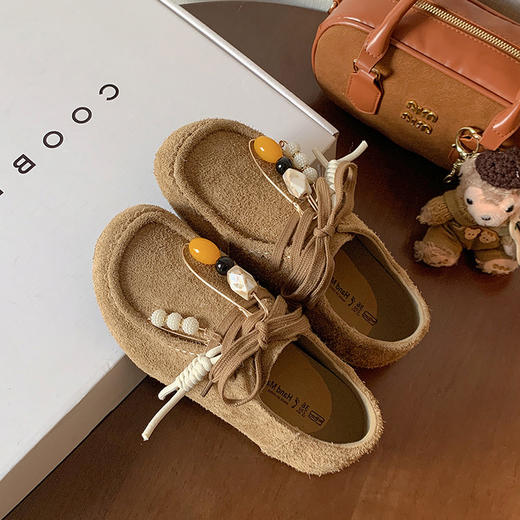 Ech&yolo网红勃肯乐福鞋民族风豆豆鞋AM-3369 商品图4