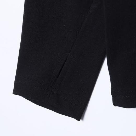 T4985SDSA秋冬新款痞帅男装泼墨手绘字母印花半高领长袖T恤百搭时尚潮 商品图4