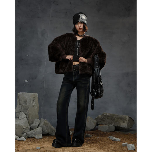 休闲毛绒拉链外套-纪念日百货门店同款167095232 商品图6