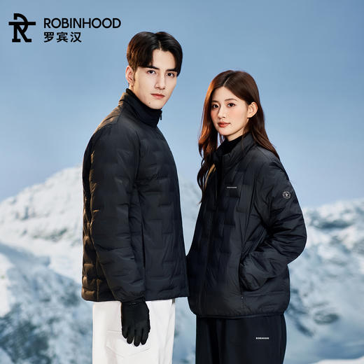 【云感系列 90%白鹅绒 无缝压胶 极简设计】罗宾汉羽行者轻薄男女鹅绒服R058Y42527 商品图1