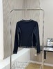 D110710女子针织长袖衫25秋冬新款修身加绒内搭潮流长T女 商品缩略图1