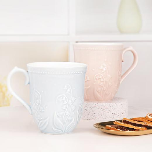 罗莱礼品-铃兰浮雕马克杯对杯礼盒 商品图0