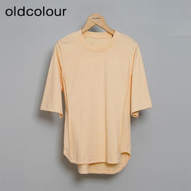 oldcolour欧珂夏季纯色时尚百搭休闲宽松纯棉短袖T恤女O22021229