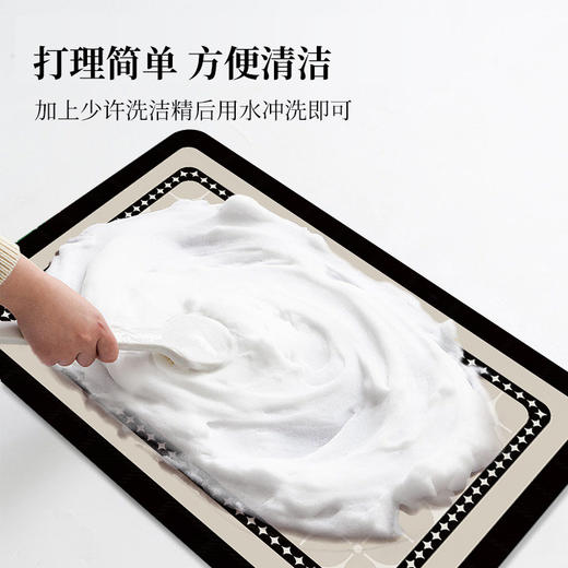 【现代简约浴室地垫】软硅藻泥进门垫子 吸水防滑卫生间脚垫厕所门槛垫  商品图2