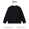 SDSA男士秋冬新款痞帅男装韩版纯色肌理感圆领卫衣百搭时尚上衣 商品缩略图1