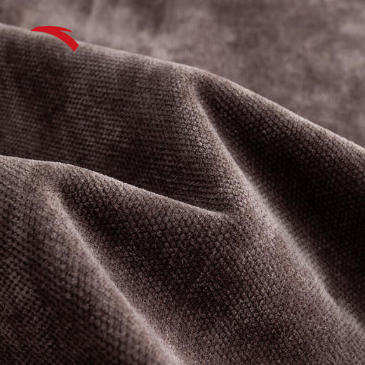 安踏（ANTA）ICONIC潮流信鸽半拉链卫衣女士雪尼尔加绒长袖新款162548715 桂咖色-3 商品图6