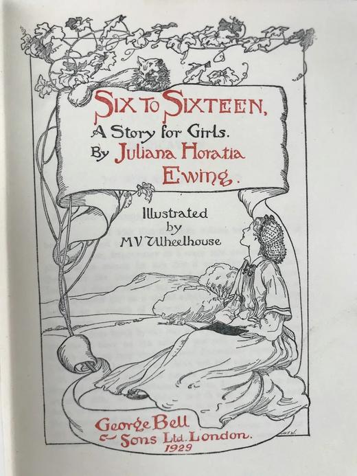 1929年 朱莉安娜·霍雷希克·尤因《拾光絮语：写给女孩的故事集》 配精美彩色插图 漆布精装32开 商品图3