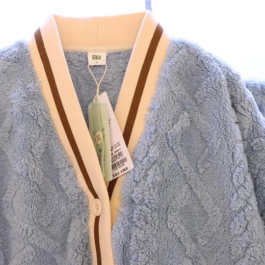 小香风睡衣女秋冬款加厚珊瑚绒外穿加绒家居服两件套套装绒套【21R41196】 商品图2