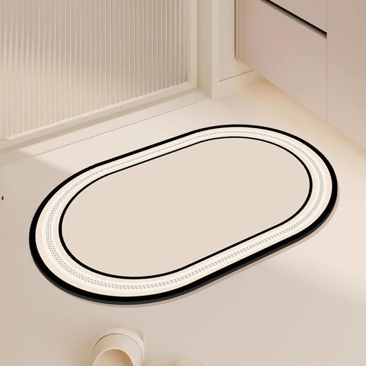 【新升级！高颜值瞬吸地垫！】硅藻泥地垫 浴室防滑垫软垫 轻奢卫生间门口脚垫 洗澡吸水垫 商品图11