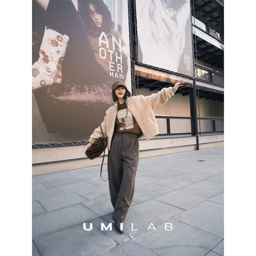 UMILAB｜云绒*高性价比皮草 100%羊毛 皮毛一体工艺夹克外套BC997W 商品图3