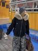 D110756早冬可拆卸大毛领座山雕棉服外套 商品缩略图5