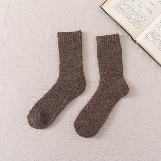 【49元5双】秋冬加厚款羊毛袜 加厚棉圈  柔软亲肤 舒适保暖 颜色百搭 商品图4