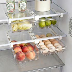 摩登主妇鸡蛋收纳盒冰箱专用悬挂抽屉式整理盒储物盒食品级保鲜盒