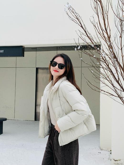 【百图lulu定制】【泡芙羽绒服】90%白鸭绒  彩色  H版型 下摆抽绳 袖口防风 面包领 羽绒服 商品图7