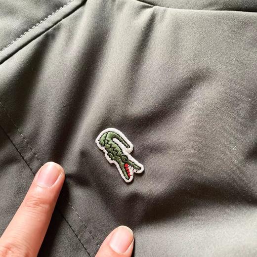 D110788男装黑色宽松休闲中长款立领连帽棉服外套 商品图8