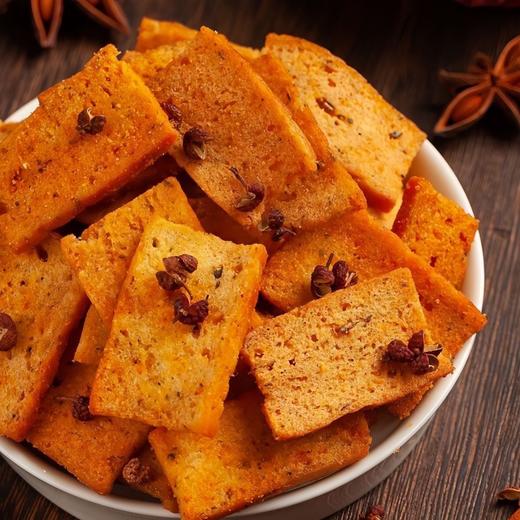 【休闲零食】襄小馋香酥馍片 麻辣味/椒香味 罐装 188g/罐 商品图1