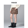 VIMAGE纬漫纪对称大口袋设计时尚减龄短款半裙V2406112 商品缩略图2