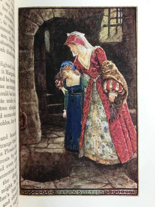 1923年 王子与公主之书 8幅彩色于大量黑白插图 漆布精装32开 商品图4