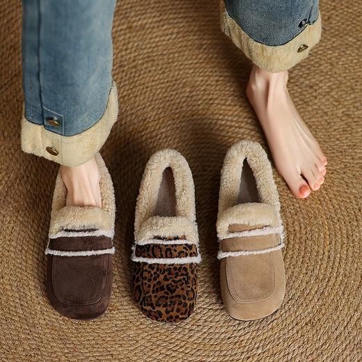 Ech&yolo羊翻皮领口纯羊毛新款雪地靴毛毛鞋HB-Z478 商品图5