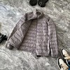 D110784双面防钻绒高科技面料立领轻薄纯色羽绒服 商品缩略图9