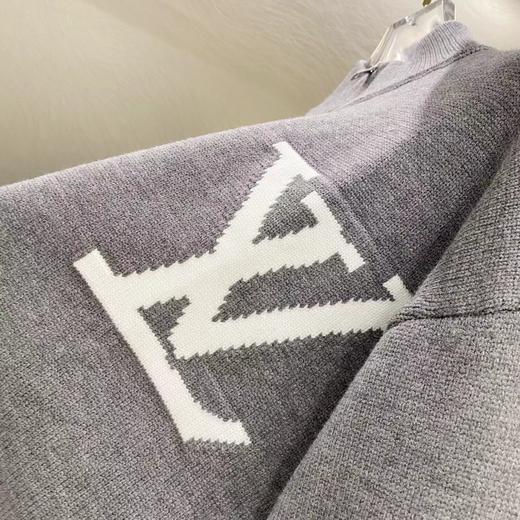 D110715拉链老花字母针织毛衣开衫外套男女同款 商品图5