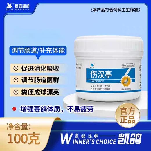 凯鸽伤汉亭伤寒停100克赛鸽信鸽子保健日常 商品图0