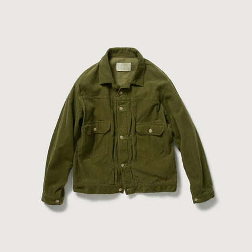 INNAT TYPE-2 TRUCKER JACKET 男女款天然染色灯芯绒工装夹克外套 商品图0