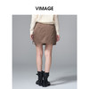 VIMAGE纬漫纪对称大口袋设计时尚减龄短款半裙V2406112 商品缩略图4