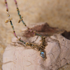 北京仓｜ROOM SERVICE-GAYA-串珠 椭圆 吊坠 项链［法国设计师］