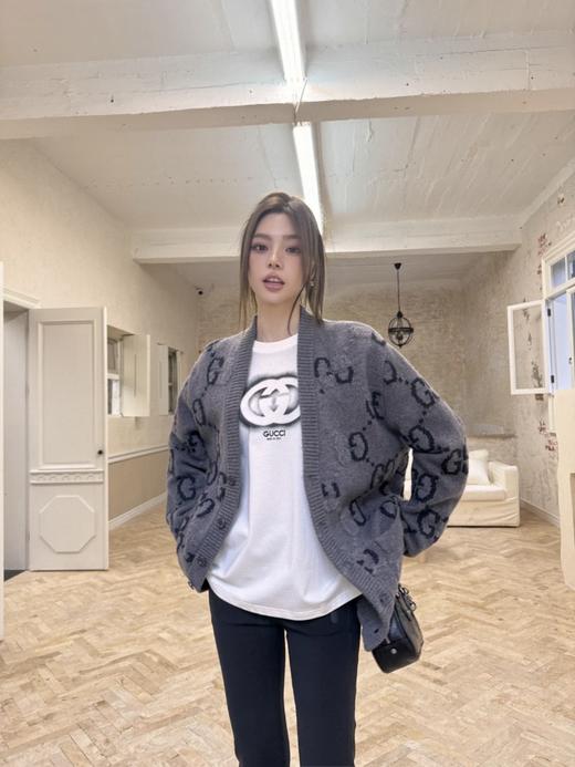 古驰 2025 FW GG提花羊毛针织开衫（DY） 商品图3
