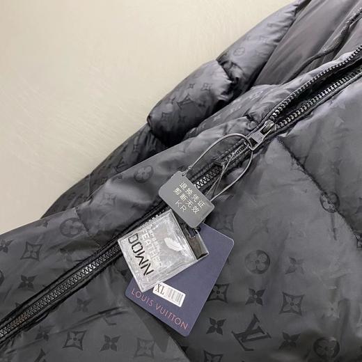 D110760冬季新款老花logo立体印花刺绣字母羽绒服 商品图6