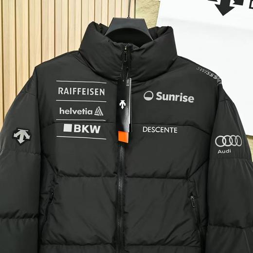 D110721时尚百搭2025冬季宽松版型鹅绒立领短款羽绒服男女同款 商品图4