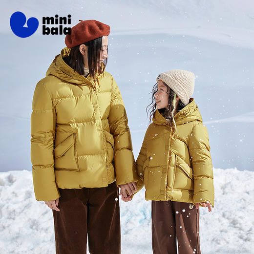 【mini亲子】迷你巴拉女童羽绒服冬季轻薄保暖舒适儿童外套潮 商品图0