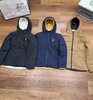 D110727新款男女情侣款双面穿连帽设计羽绒服夹克 商品缩略图1