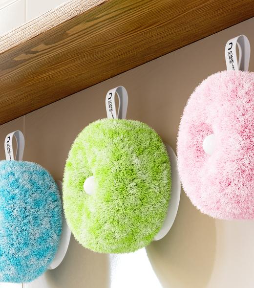 老米优品🎈 好用极了的清洁擦~！ 《甜甜圈清洁球》inwejia第二代免洗剂清洁球！浴室厨房去污除垢~~可壁挂式清洁擦 商品图0