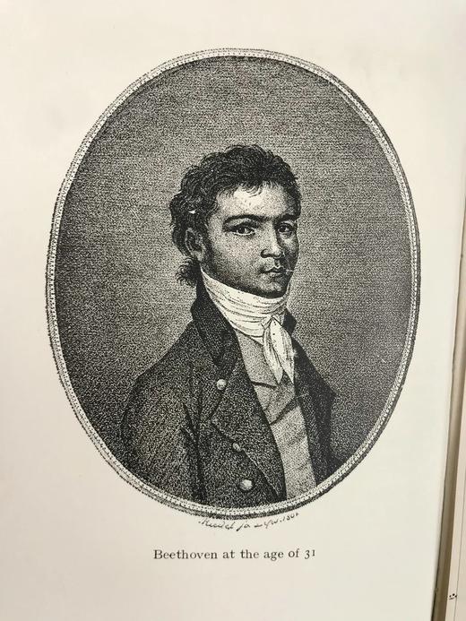 1927年 贝多芬传 14幅插图 漆布精装32开 商品图10