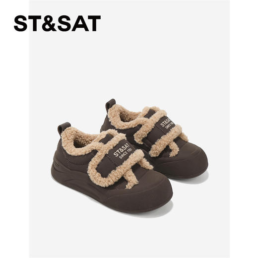 【童鞋】星期六加绒包头防撞保暖男女童棉鞋SSD4192L1D 商品图5