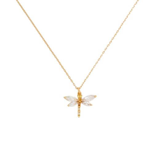 196021268229 kate spade greenhouse 蜻蜓造型迷你吊坠项链 商品图0