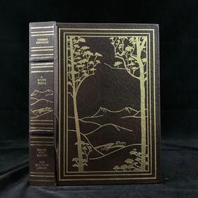 签名首版！托马斯·肯尼利《河边小镇》 富兰克林图书馆豪华仿皮本