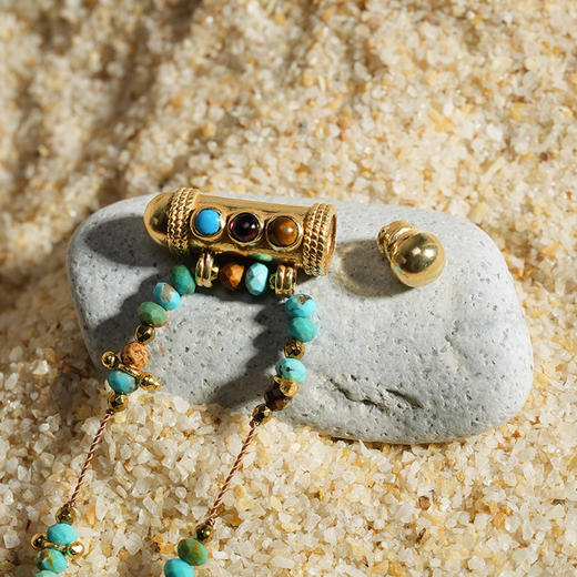 北京仓｜ROOM SERVICE-SECRET BEADS-串珠 绿松石 吊坠 项链（可开合）［法国设计师］ 商品图2