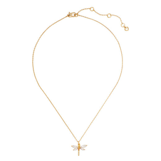 196021268229 kate spade greenhouse 蜻蜓造型迷你吊坠项链 商品图1