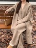 F487#慵懒风高级感针织三件套装 商品缩略图0