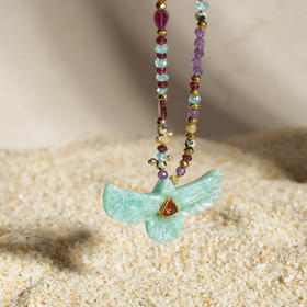 北京仓｜ROOM SERVICE-SHAMAN-凤凰 天河石 吊坠 项链［法国设计师］